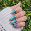 Amethyst to Emerald Cabochon - Karma Exclusive Nail Wraps