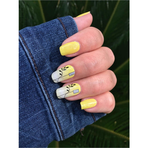 Image of Lemon With a Twist Nail Wraps - Karma Nail Wraps