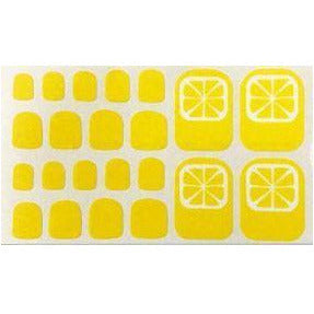 Image of Lemons Toe Nail Wraps - Karma Nail Wraps