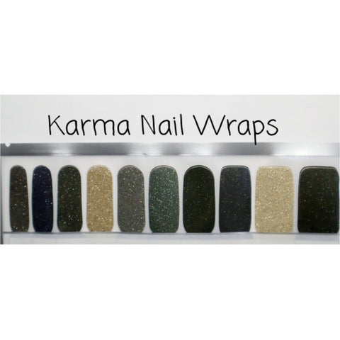 Image of Lux Smokey Glam Nail Wraps - Karma Nail Wraps