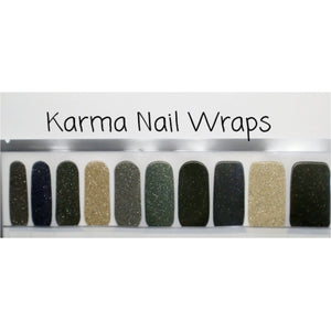 Lux Smokey Glam Nail Wraps - Karma Nail Wraps