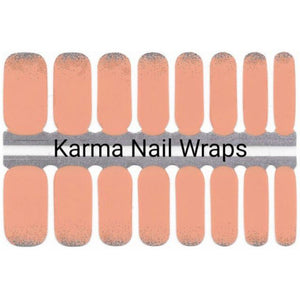 Peachy Keen Nail Wraps - Karma Nail Wraps