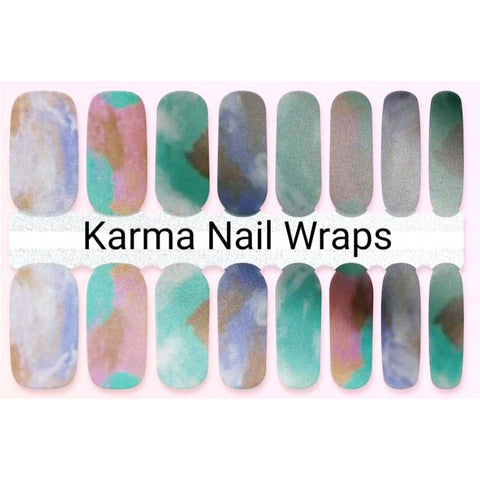 Image of Pearl Marbles Nail Wraps - Karma Nail Wraps