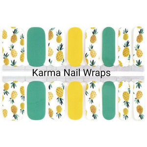 Pineapple Express Nail Wraps - Karma Nail Wraps