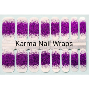 Purple Tips Nail Wraps - Karma Nail Wraps