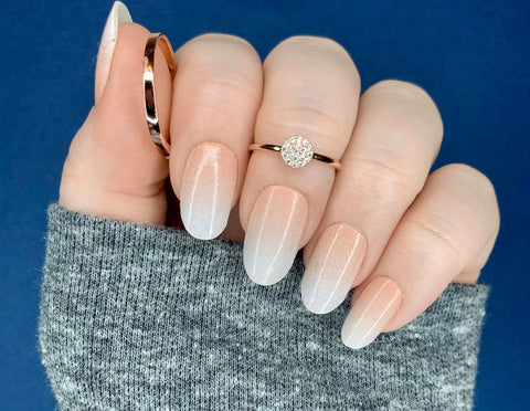 Image of Neutral Ombre Shimmer Nail Wraps