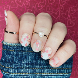 Hearts on Fire Overlay Nail Wraps