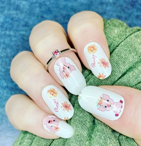 Image of Oink Nail Wraps