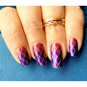 Glamorous Fishnets Nail Wraps