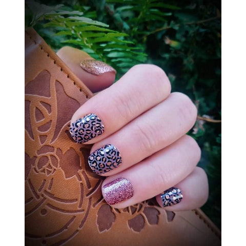 Image of Radiant Copper Leopard - Karma Exclusive Nail Wraps