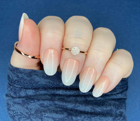 Image of Neutral Ombre Shimmer Nail Wraps
