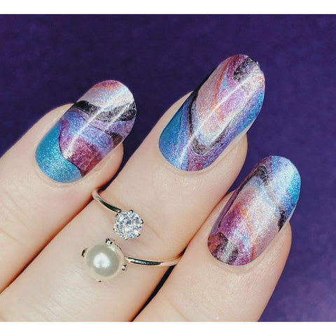 Oceanic Caves Nail Wraps