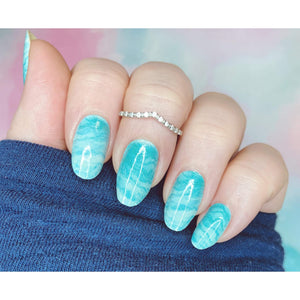 Turquoise Waters Luxury Nail Wraps