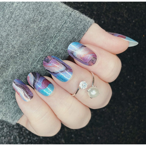 Image of Oceanic Caves Nail Wraps