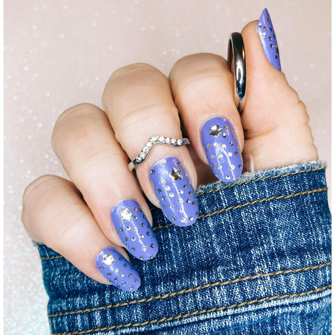 Image of Star Crossed Clear Overlay Luxury Nail Wraps