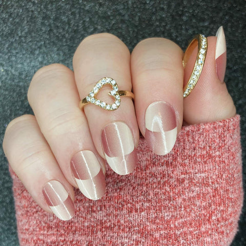 Image of In Reverse 3D French Mani Nail Wraps