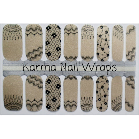 Image of Saucy Shimmer Nail Wraps - Karma Nail Wraps