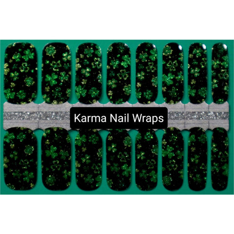 Image of Shamrocks Nail Wraps - Karma Nail Wraps