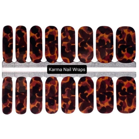 Image of Tortie Nail Wraps - Karma Nail Wraps