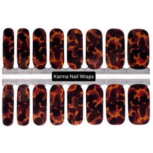 Tortie Nail Wraps - Karma Nail Wraps